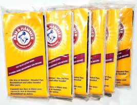 6 Packs Arm &amp; Hammer Cut To Fit Cat Litter Filter Fits Hooded Pan Rounda... - £25.21 GBP