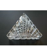 Vintage Glass Triangle Candy Dish Decor Table Glass - $23.75