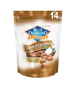 Blue Diamond Almonds Toasted Coconut Flavored Snack Nuts, 14 Oz Resealab... - £10.89 GBP
