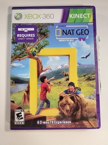 Primary image for XBOX 360 Kinect Nat Geo TV America The Wild, 2 CDs, CSe, No Manual