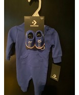 Converse Boy&#39;s 2 Piece Newborn Set Bodysuit/Socks *NEW* b1 - $379.94 MXN