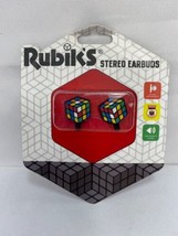 Rubik&#39;s Stereo Earbuds Compatible w/All Mobile Devices Headphone Sakar m... - £3.74 GBP