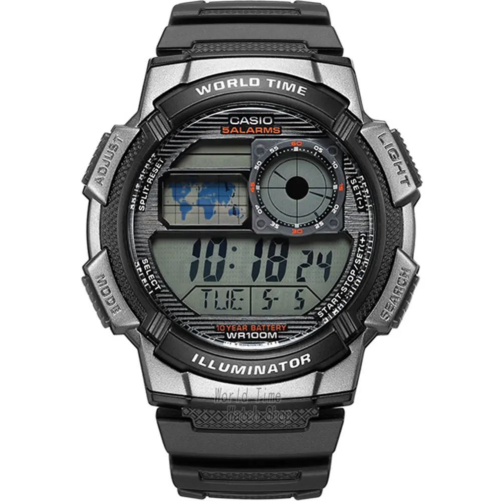 O watch g shock 10 year battery watch men luxury led digital 100m waterproof quartz men thumb200