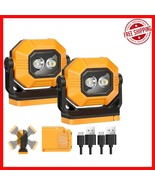 Versatile 1500LM LED Work Light with 360° Rotatable Stand &amp; Dual Magneti... - $48.50