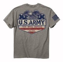 U.S. Army Shield Short Sleeve T-Shirt  NEW Fast Free Ship - $24.95+