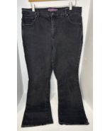 Gloria Vanderbilt Amanda Jeans Women 16W 36x29 Bootcut Black High Rise S... - $407.10 MXN