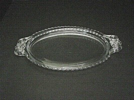 Duncan Miller Cream Sugar Glass Tray Pall Mall 7&quot; Tray Only Mid Century Vtg - £15.36 GBP