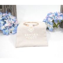 Kendra Scott Davis 18k Rose Gold Vermeil Diamond Open Cuff Bracelet NWT - £175.79 GBP