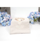 Kendra Scott Davis 18k Rose Gold Vermeil Diamond Open Cuff Bracelet NWT - £177.66 GBP