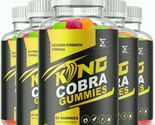 (5 Pack) OFFICIAL King Cobra Gummies for Men, KingCobra Male Gummies For... - $116.99