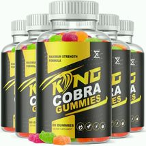 (5 Pack) OFFICIAL King Cobra Gummies for Men, KingCobra Male Gummies Formula - £92.14 GBP