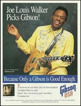 Joe Louis Walker 1994 JLW Gibson Nighthawk CST guitar ad 8 x 11 advertisement - $4.50