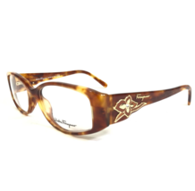 Salvatore Ferragamo Eyeglasses Frames 2658-B 104 Tortoise Gold Floral 53-16-135 - $74.59