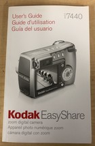 Kodak DX7440 Digital Camera Manual/User&#39;s Guide - $9.00