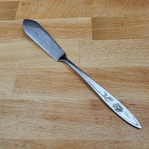 Oneida MY ROSE Flat Handle Butter Knife Community Stainless Flatware 6 3/4&quot; 17cm - £3.74 GBP