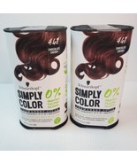 2 Pack : Schwarzkopf Simply Color Permanent Hair Color 4.68 Chocolate Ch... - £14.66 GBP
