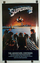 1980 Superman ll Movie Poster, Original Christopher Reeve Thought Factory pin-up - £28.43 GBP