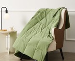 650 Fill Power Soft Fuzzy Down Throw For Indoor And Outdoor, 60X70&quot; Beau... - $56.93
