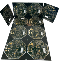 3.5 lbs 1588g Total of 10 Blank Gold Circuit Boards For Scrap Gold Recovery - $123.75