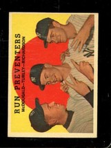 1959 Topps #237 Run Preventers MCDOUGALD/TURLEY/RICHARDSON Ex Yankees *NY11910 - £7.66 GBP