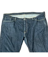 Levi&#39;s 541 Straight Leg Jeans Men Big &amp; Tall 46X31 Dark Blue Faded Wash ... - £19.71 GBP