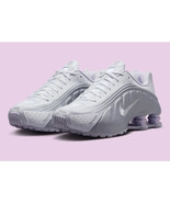 Nike Women Shox R4 White Barely Grape HF5076-100  sz 6.5,7,7.5,8,8.5,9,9... - $86.76