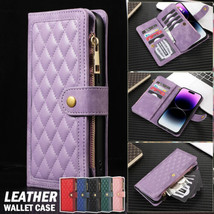 For Samsung S24 S23 S22 S21 Ultra A14 A34 A54 Case Leather Wallet Flip C... - $58.99