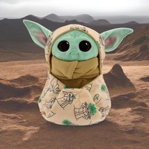 NEW Grogu Baby Yoda Plush in Swaddle Star Wars Mandalorian Disney 2024 1... - $37.61