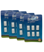 Home Touch Self Adhesive Hooks, 6 Hooks Per Pack, Pack of 4 - £18.67 GBP
