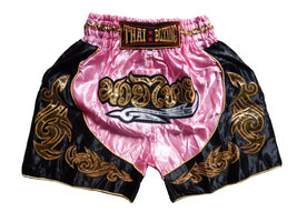 S KIDS Muay Thai Boxing Shorts Pants MMA Kickboxing unisex pink Sport MU... - £14.14 GBP