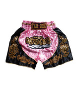 S KIDS Muay Thai Boxing Shorts Pants MMA Kickboxing unisex pink Sport MU... - $341.93 MXN