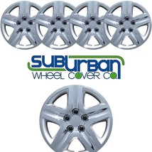 16&quot; 5 Spoke Unifersal Fit Chrome Hubcaps / Wheel Covers # 431-16C NEW SET/4 - £63.38 GBP