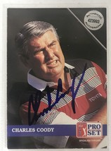 Charles Coody Signed Autographed 1992 Pro Set Golf Card - £7.89 GBP