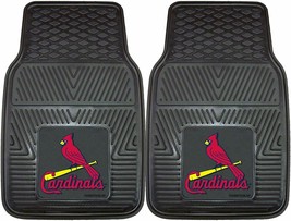 MLB St. Louis Cardinals Auto Front Floor Mats 1 Pair by Fanmats - £46.90 GBP