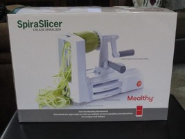 Mealthy 5-Blade Spiralizer, Vegetable Slicer with Durable Stainless Stee... - £20.90 GBP