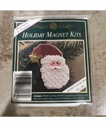 RARE 1995 Mill Hill Holiday Magnet Kit Gold Star Santa Buttoned &amp; Beaded... - $27.15 CAD