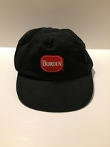 Vintage Borden Trucker Hat Baseball Cap Snap Back Strap - $7.81
