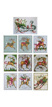 Sale! 10 Sets Of Complete Xstitch Materials Christmas Eve Couriers By Nora Corbe - $679.13+