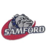 Samford Bulldogs Logo Iron On Patch   - $113.85 MXN