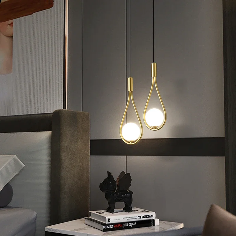 Indoor LED Pendant Lamps with G9 Light Bulb Nordic Frosted Glall Ball LED - $27.96+