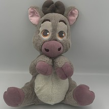 Frozen Baby Sven Plush Disney Parks Reindeer Stuffed Animal Gray Soft - $16.82
