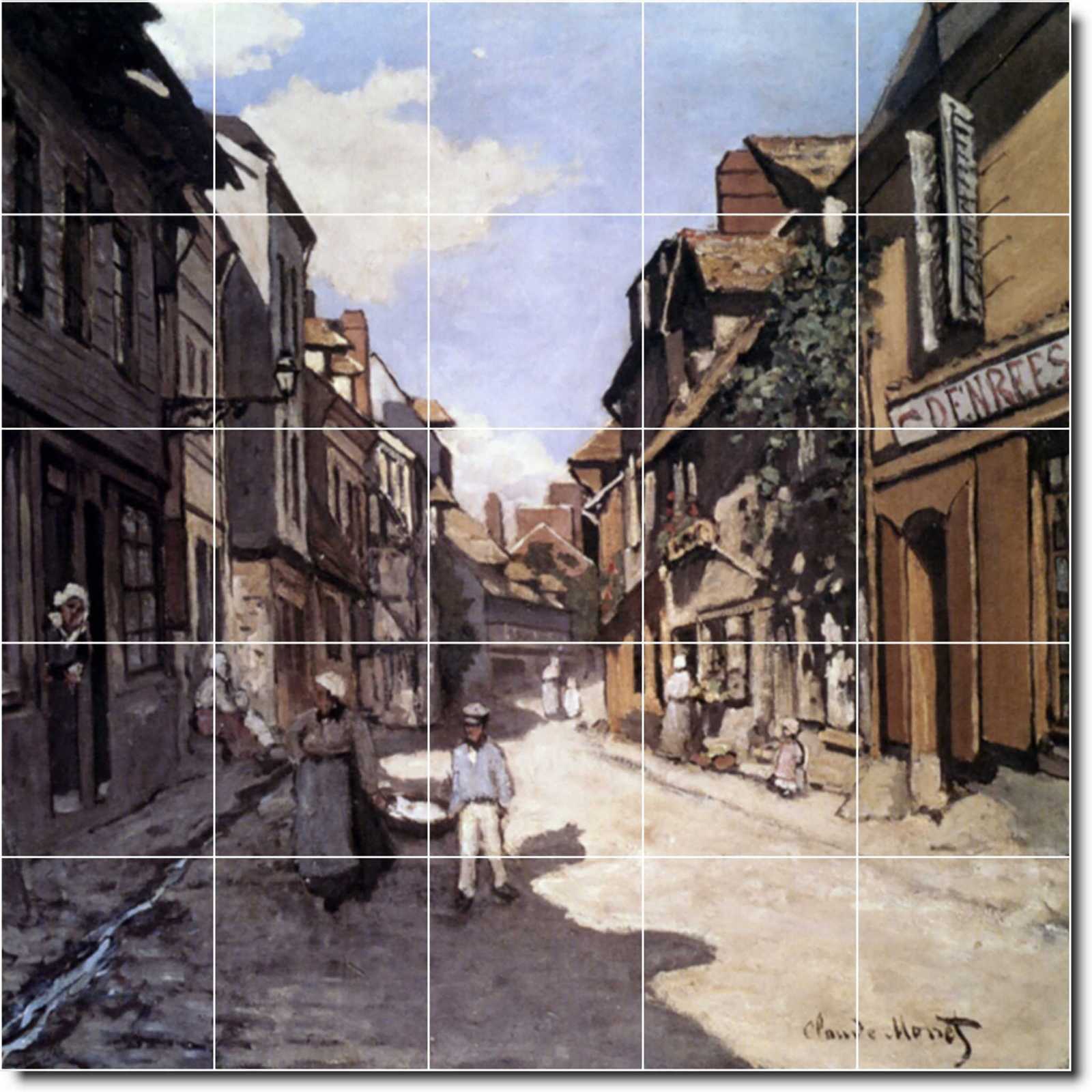Monet claude rue de la bavolle honfleur 1864 5x5