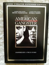 American Gangster (DVD, 2008, 2-Disc Set) Denzel Washington  - £2.38 GBP