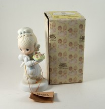 Enesco Precious Moments Figurine &quot;There Is Joy In Serving Jesus&quot;  E-7157... - £7.85 GBP