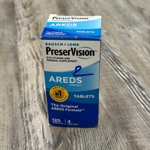 PreserVision Areds Formula Eye Vitamin &amp; Minerals 120 Tablets Exp 10/2025 - $16.36