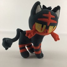 Pokemon Litten 7&quot; Plush Stuffed Animal Fire Type Alola Starter Toy 2018 WCT - $19.75