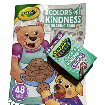 Crayola Colors of Kindness Color Book 48 Pages and 24 Crayons - £7.82 GBP