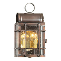 Carriage House Outdoor Wall Light in Solid Antique Copper - 2 Light - £271.11 GBP