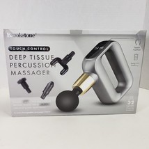 Brookstone Touch Control Deep Tissue Percussion Massager 32 Levels Open Box - $45.80