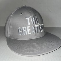 Forever 21 The Greatest Snap Back Hat Cap Adult Adjustable Gray Mens Fashion Nwt - £18.51 GBP